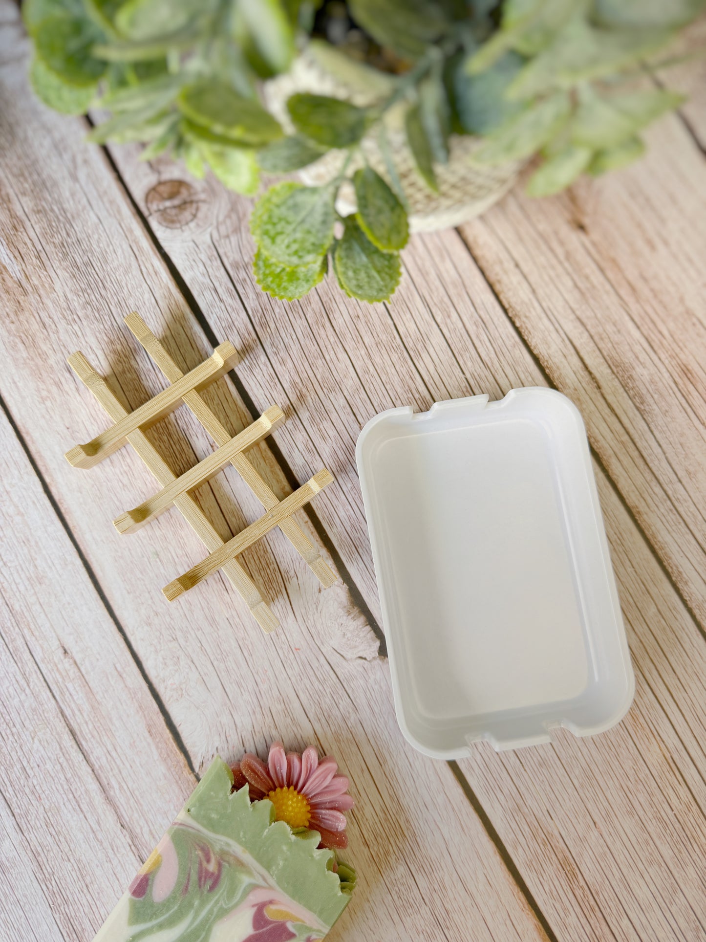 Porte-savon en bambou
