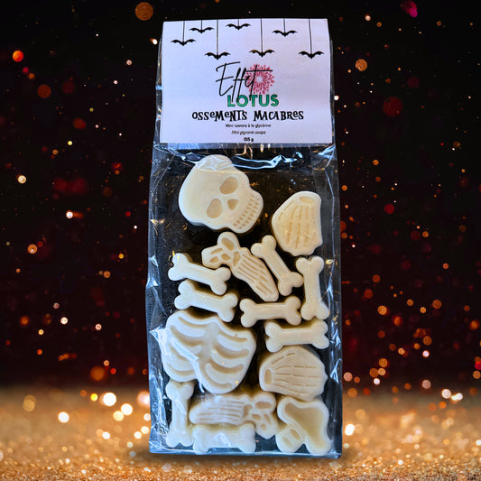 Mini Glycerin Soaps - Macabre Bones