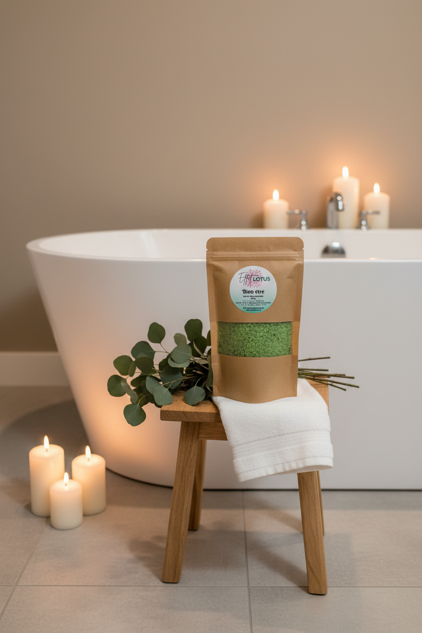 Sels de bain BIEN-ÊTRE (menthe & eucalyptus)