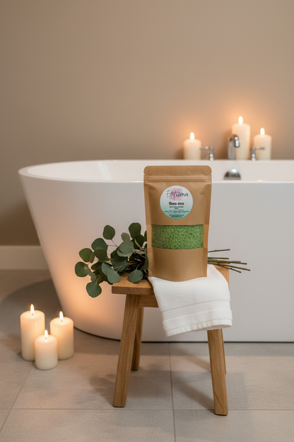 Sels de bain BIEN-ÊTRE (menthe & eucalyptus)