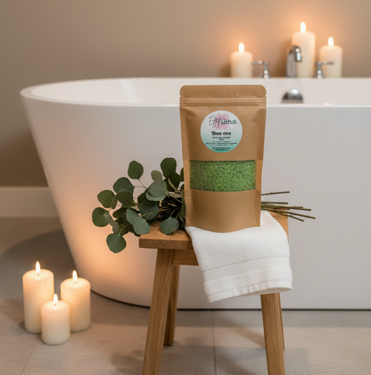 Sels de bain BIEN-ÊTRE (menthe & eucalyptus)
