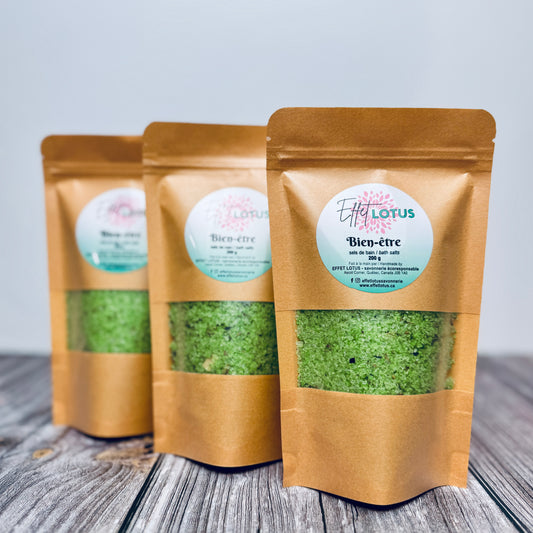Sels de bain BIEN-ÊTRE (menthe & eucalyptus)