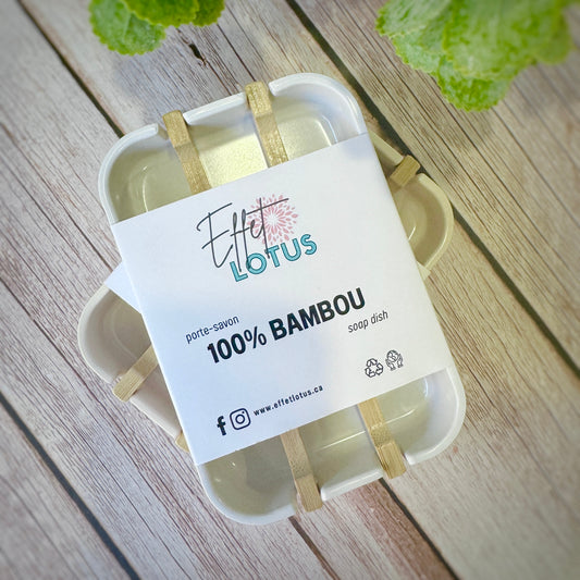 Porte-savon en bambou