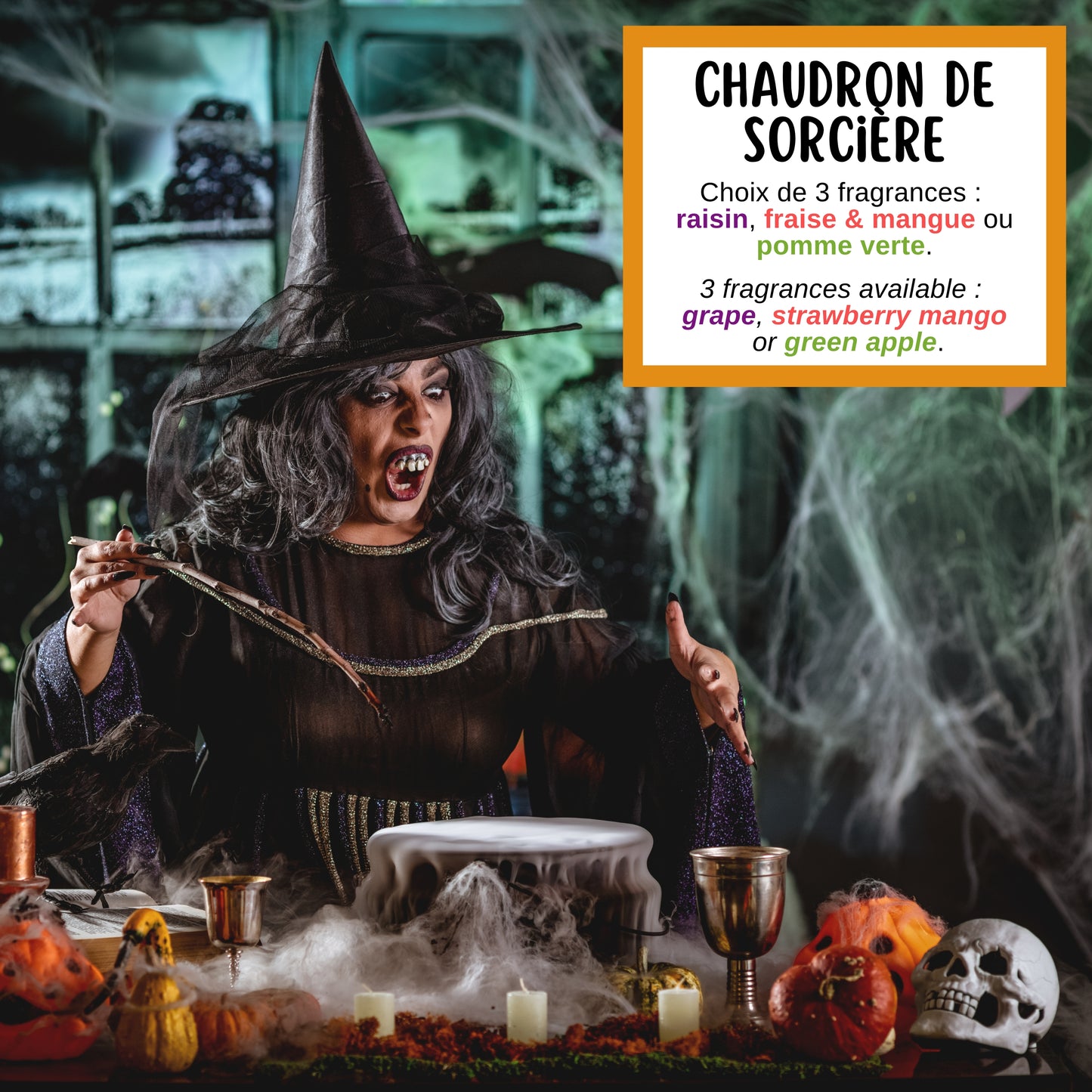 Bombe de bain CHAUDRON DE SORCIÈRE