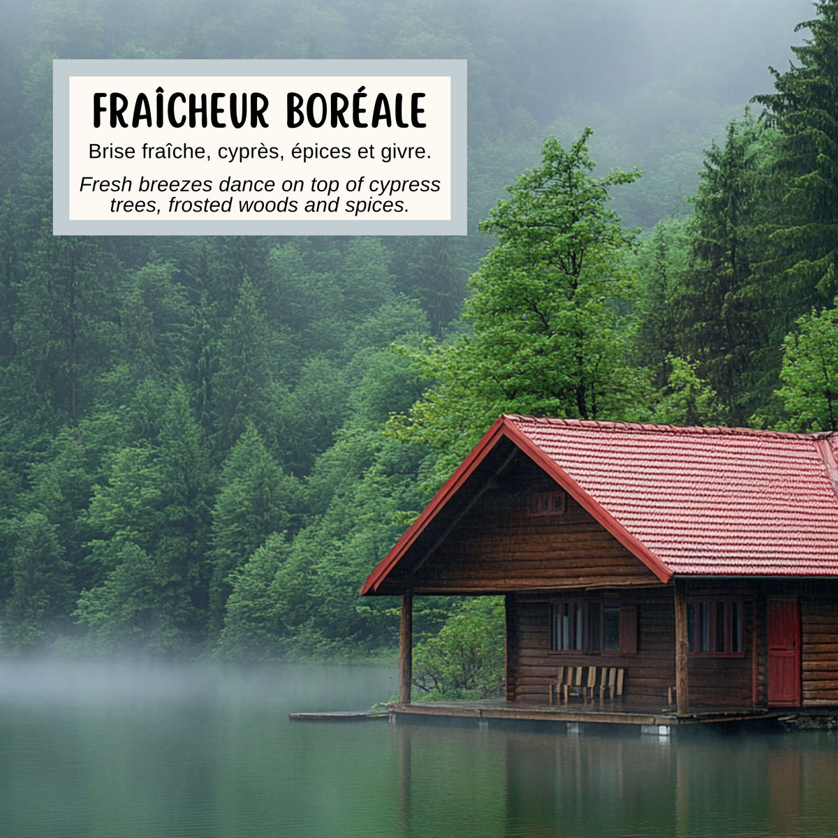Description de la fragrance du savon fraîcheur boréale