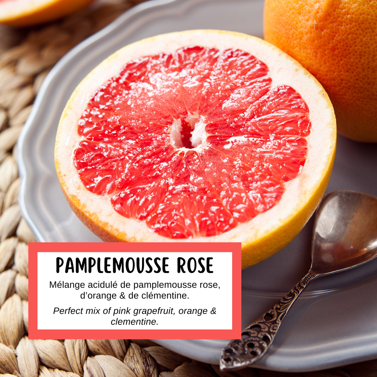 Description du parfum au savon pamplemousse rose fabriqué par Effet Lotus