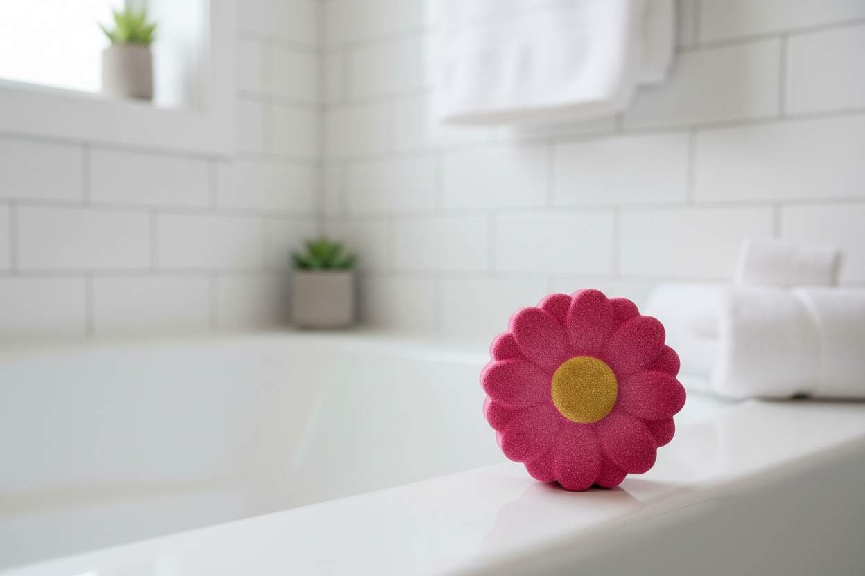 Bombe de bain MARGUERITE (plusieurs couleurs)