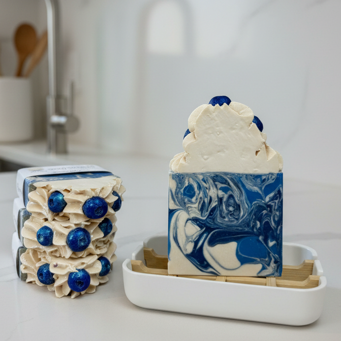 Savon GÂTEAU AUX BLEUETS