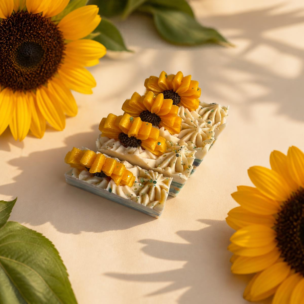 Savon tournesol doux pour la peau fabriqué au Québec