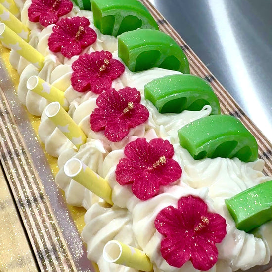 Savon estival et tropical, coloré, fruité et sucré, cadeau d'été.